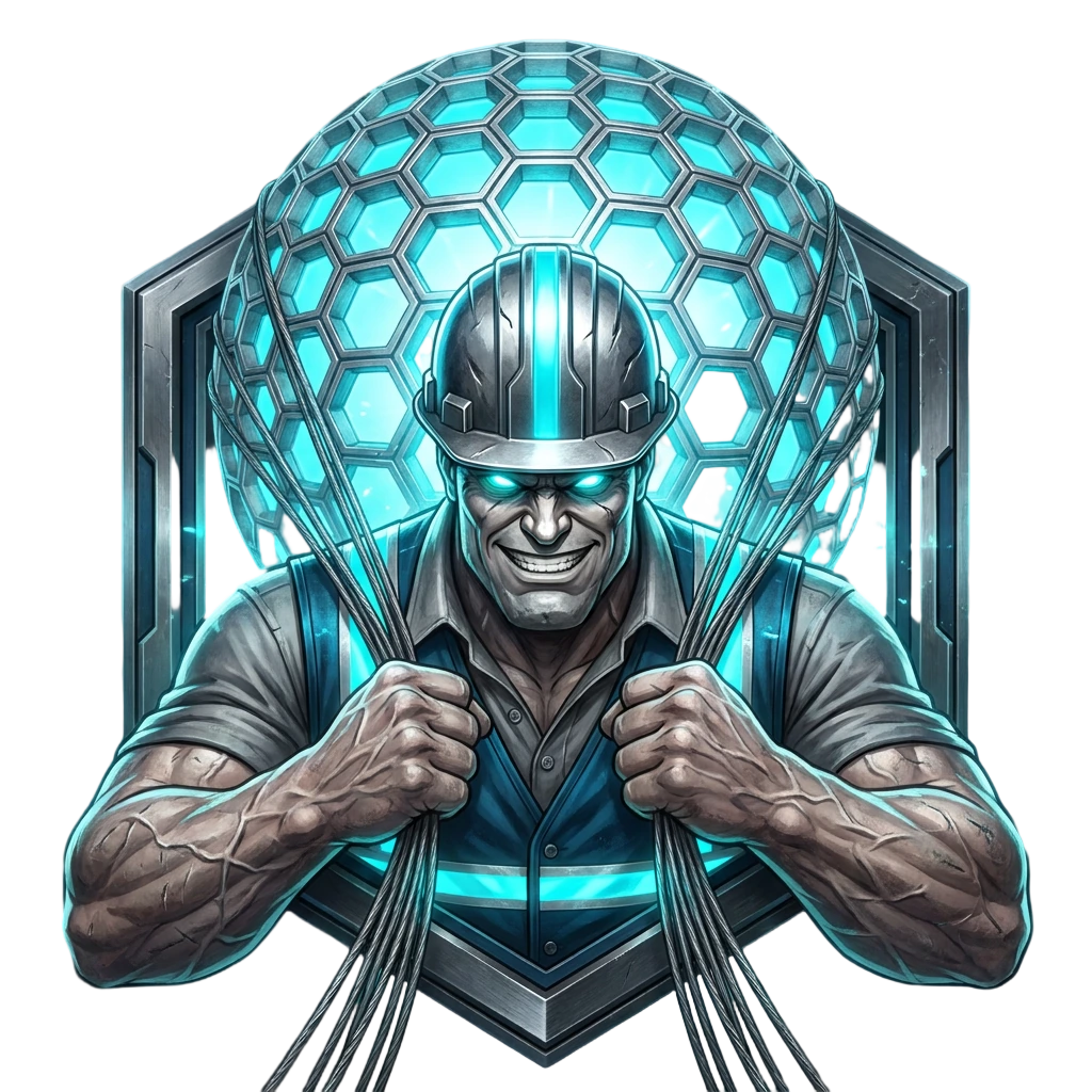 Atlas rank emblem — Custom Ceiling Creations career ladder.