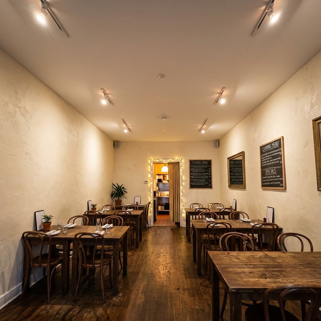Restaurant sample room